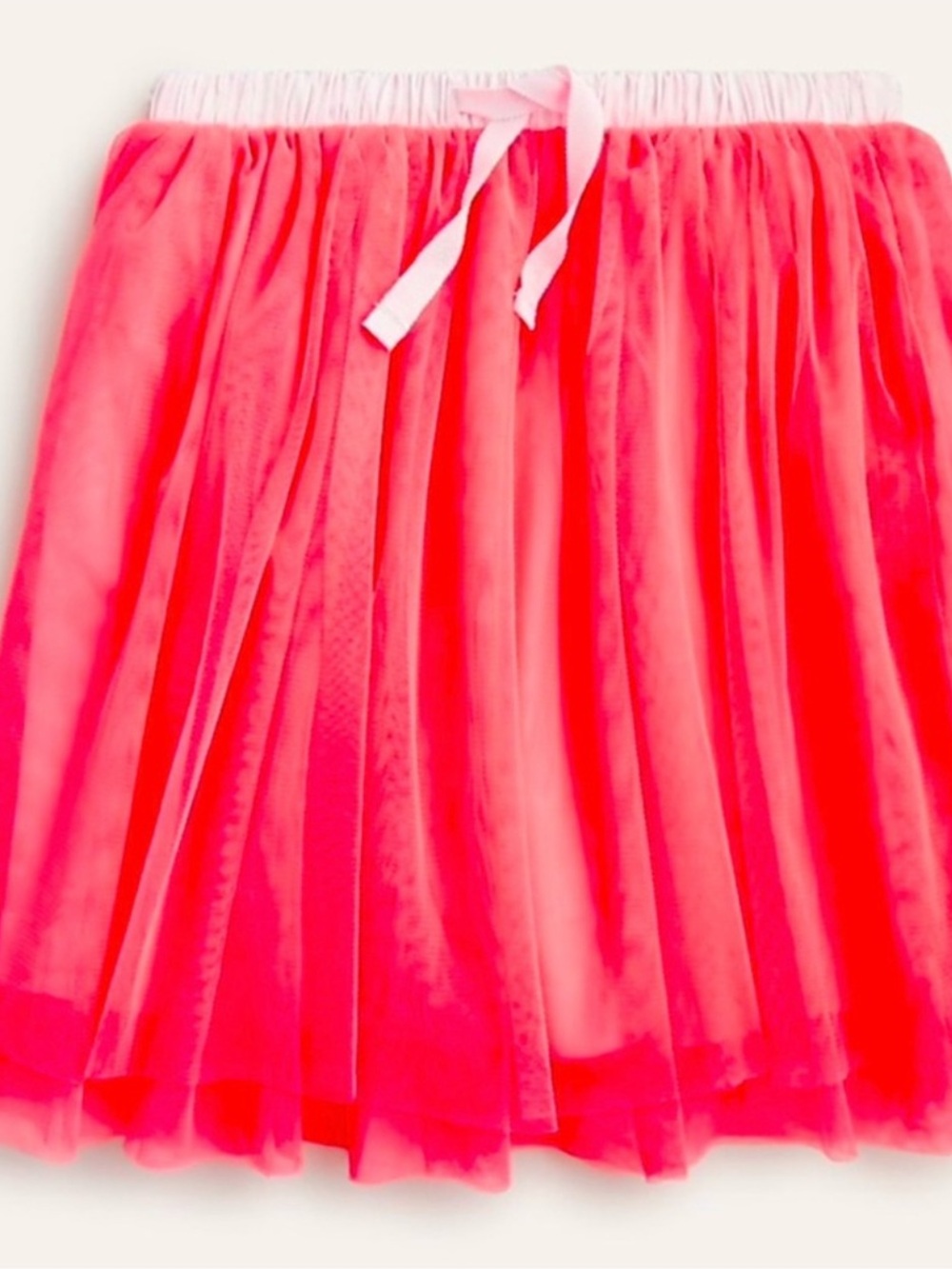 NWT J.Crew|Crewcuts Neon Pink Tulle Skirt